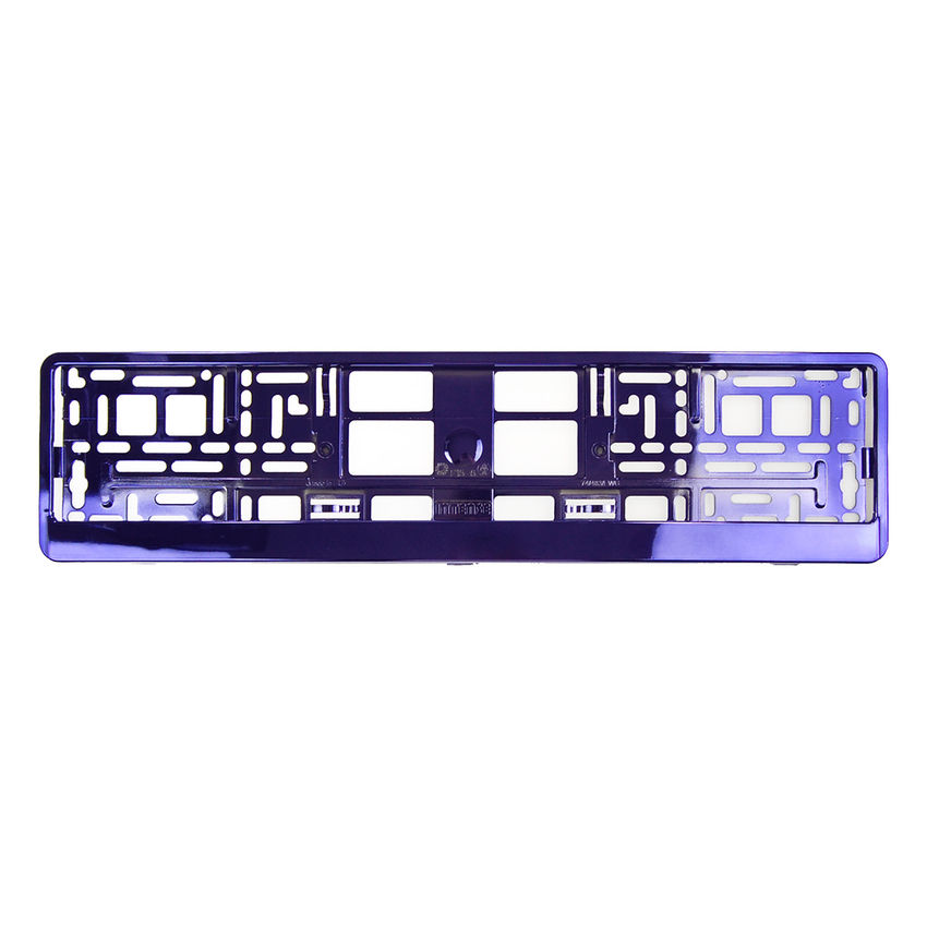 Kennzeichenhalter Chrom Lila 1 Stck