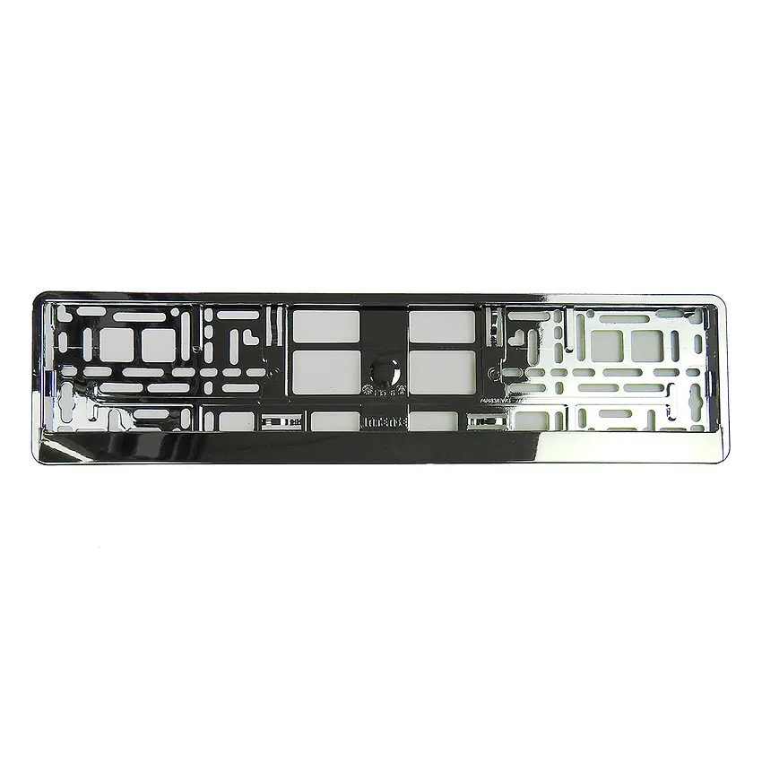 Kennzeichenhalter Chrom Silber - pro Stück