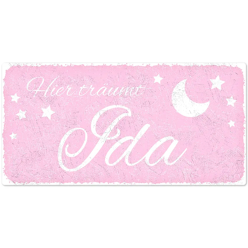Schild für Kinderzimmer "Nachthimmel" 30 x 15 cm 30 x 15 cm