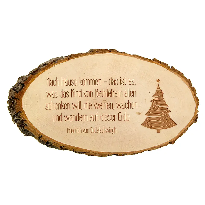 Holzschild für Weihnachten 42x17cm "Kind von Bethlehem"
