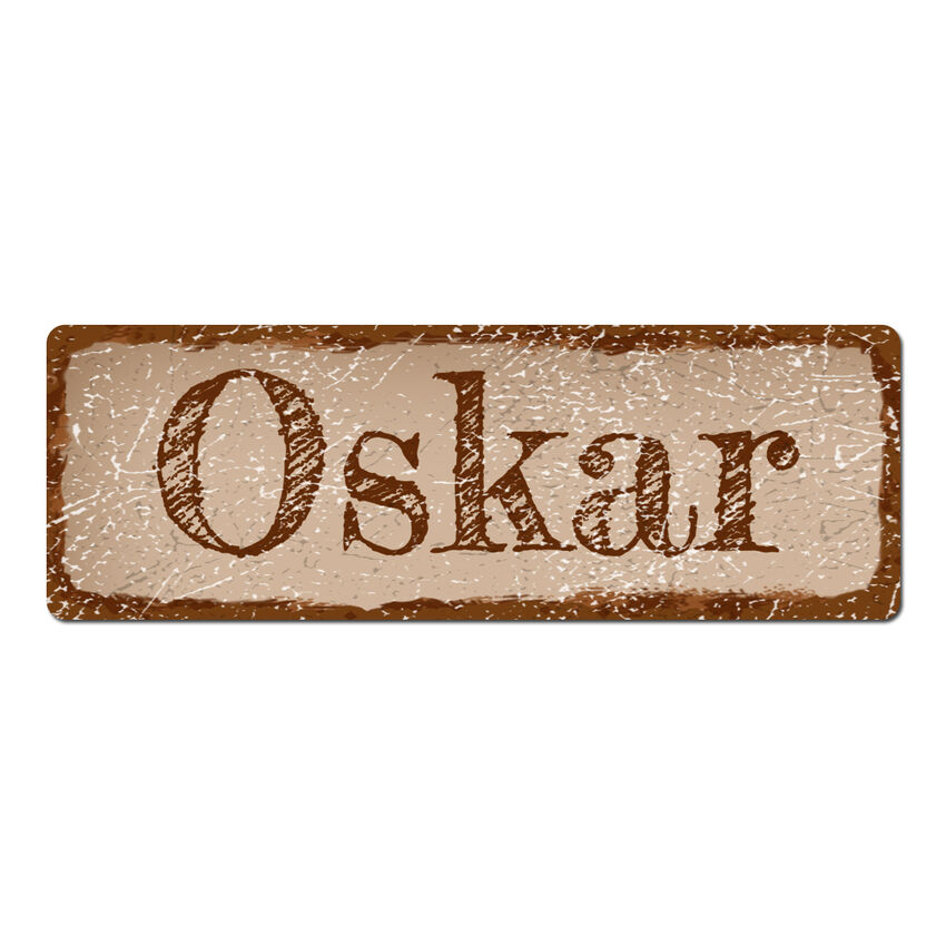 Trschild Shabby Look 100 x 35mm cappuccino tiny