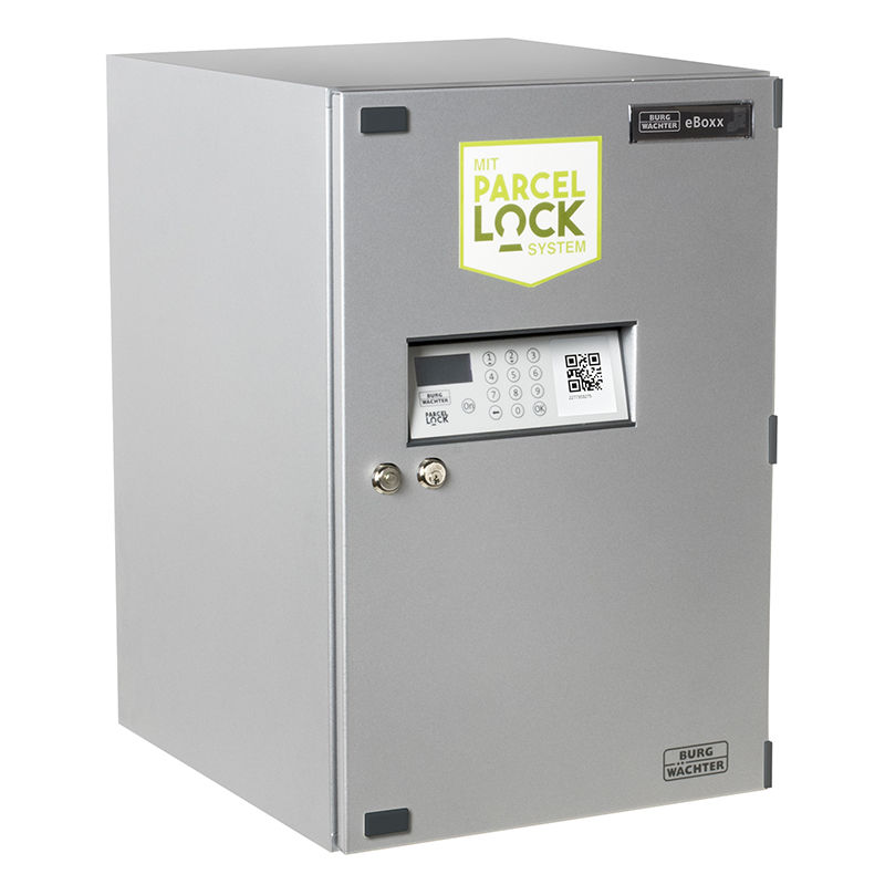 Paketkasten Paketbox eBoxx ParcelLock Burg Wchter E 634 silber