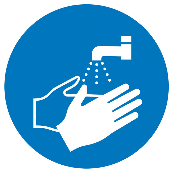 Gebotsschild Hnde waschen