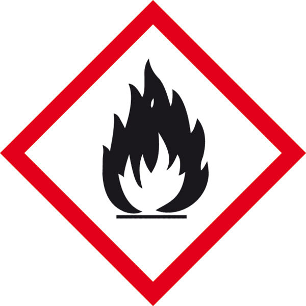GHS-Gefahrenpiktogramm Symbol 02: Flamme