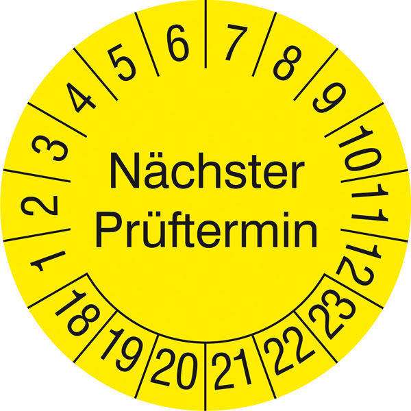 Prfplakette Nchster Prftermin