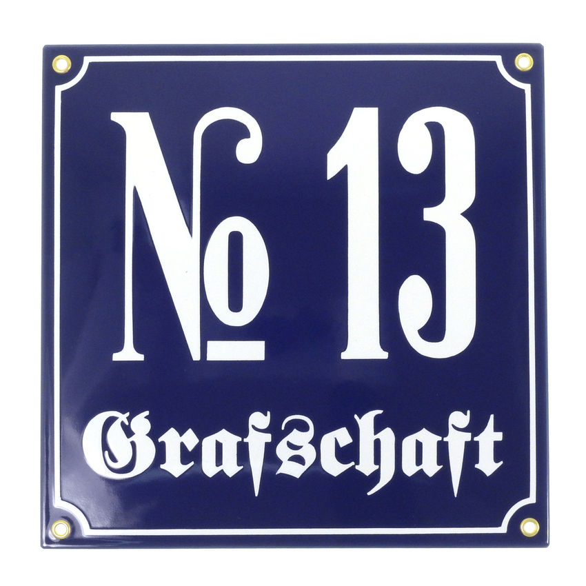 Haus Nummer Schild Weiss Klassisch Aus Aluminium Hausnummer Wunschtext Majsterkowanie Numery Domow Fye Yemen Com