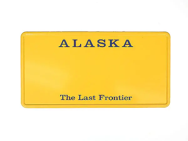 Funschild Alaska - Größe: 30x15 cm