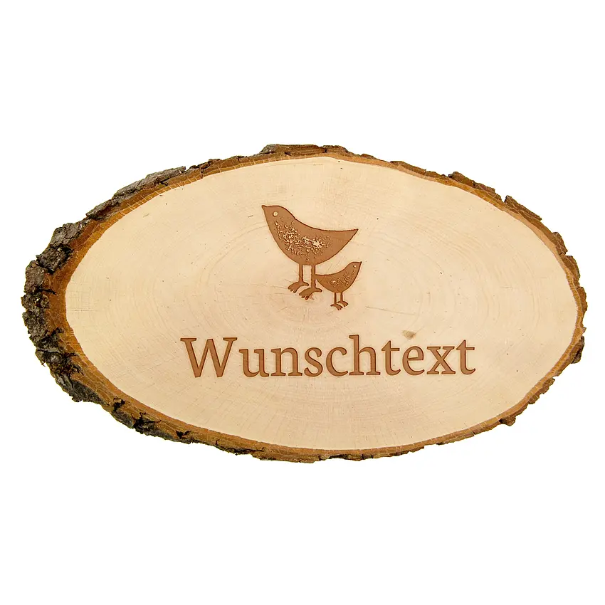 Schild mit Wunschsymbol und -text