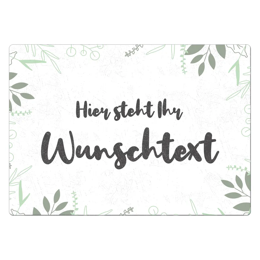 Dekoschild mit Wunschtext