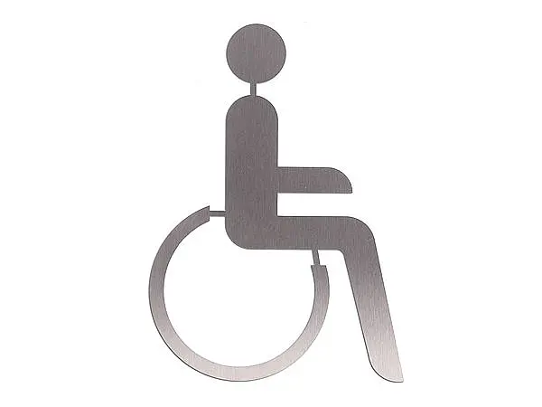 Schild für ein Behinderten-WC