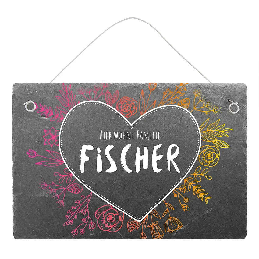 Befestigung: weißer Draht