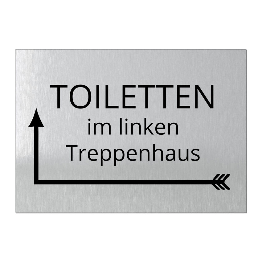Firmenschild Mit Wunschtext Und Symbol Grosse Silbern Schwarz Schilder Online Kaufen