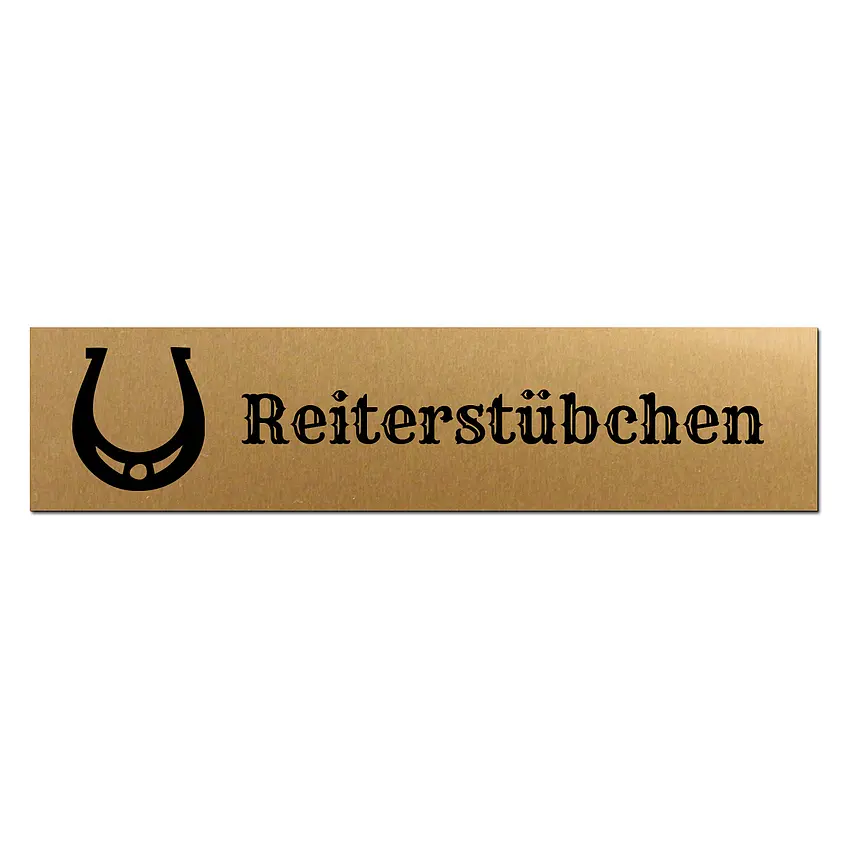 Schild Reiterstübchen