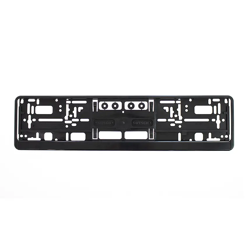 Auto Kennzeichenhalter in schwarz/silber matt - 52 cm - pro Stück