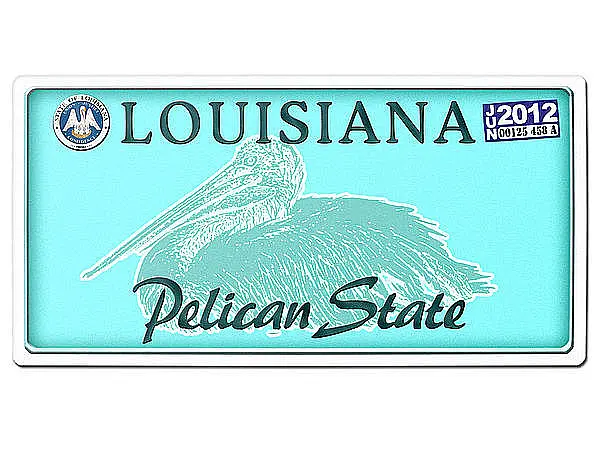 Louisiana USA Deko Kfz-Kennzeichen