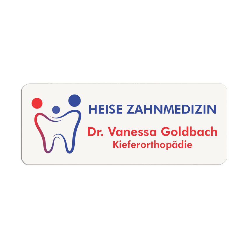 Namensschild Zum Anstecken Mit Magnet Selbst Gestalten 65 X 25 Mm Schilder Online Kaufen