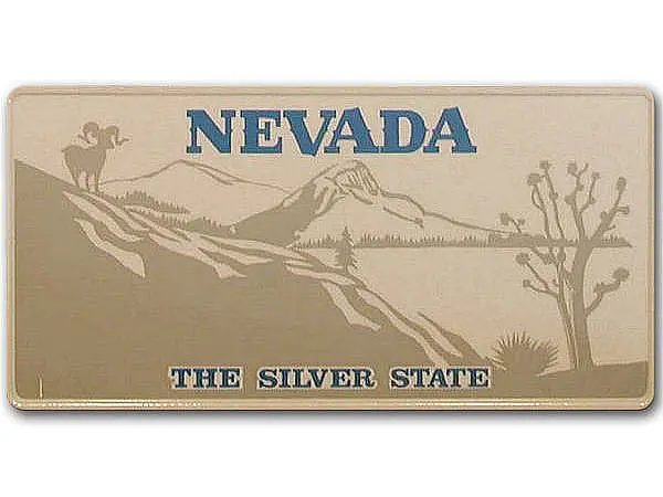 Nevada-Boosterplate mit individuellem Wunschtext