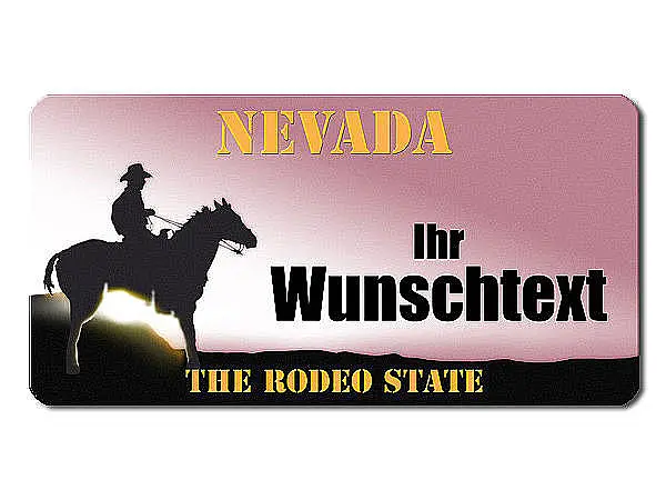 US-Kennzeichen aus Nevada