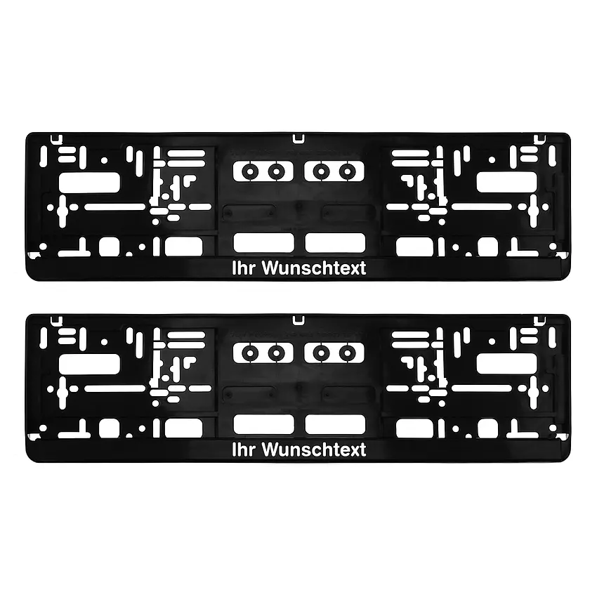 Kennzeichenhalter für Österrreich AT 520x120mm mit Wunschdruck