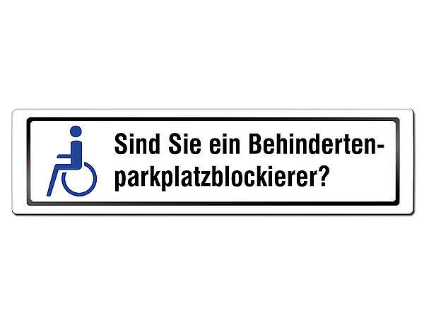 Parkplatz für Behinderte 
