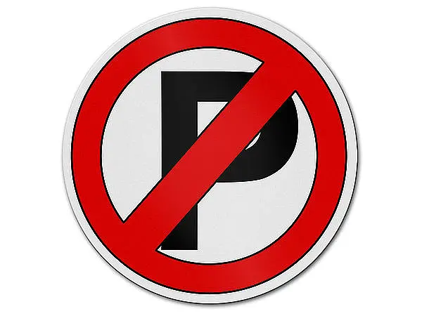 Blechschild - Parken verboten