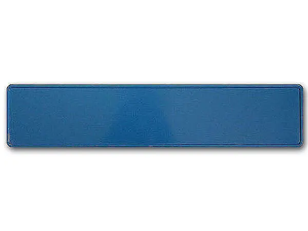 Geprägtes Deutsches Kennzeichen mit Wunschtext 1-farbig: immerblau