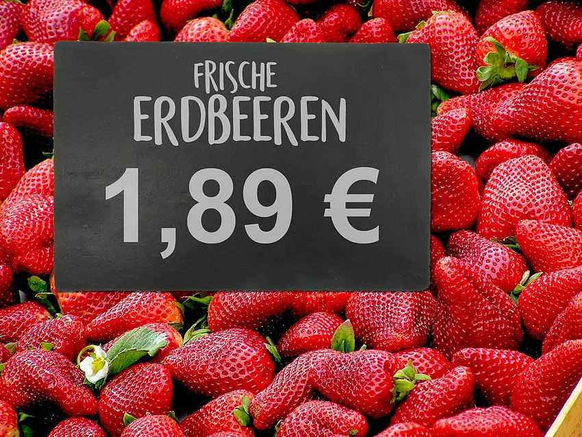 Frische Erdbeeren