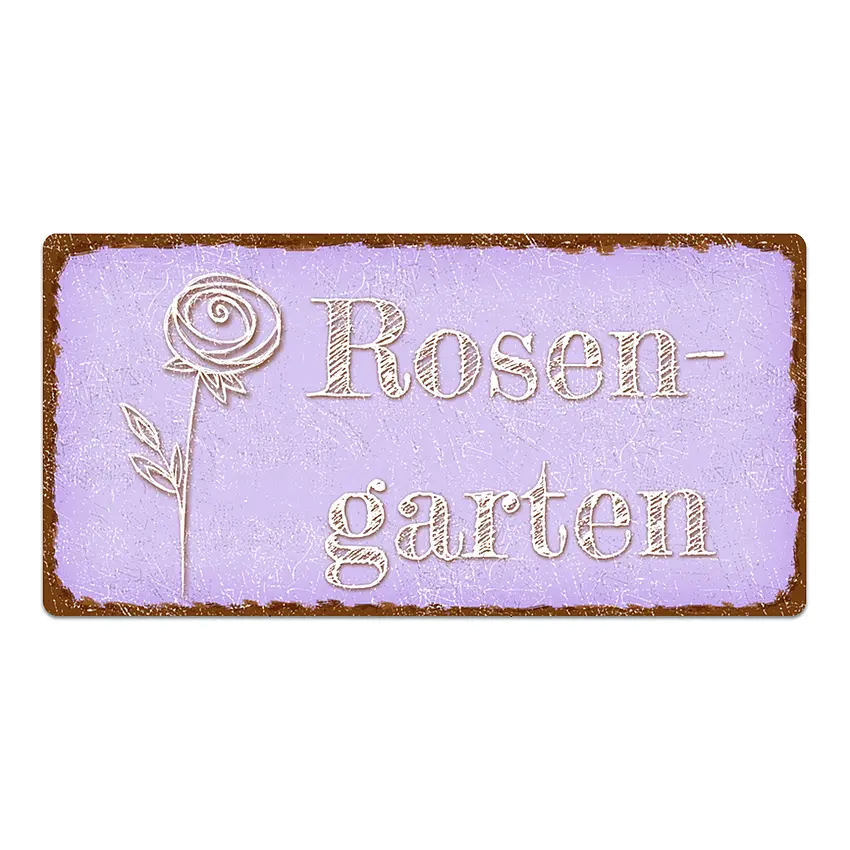Dekoschild für Shabby Fans