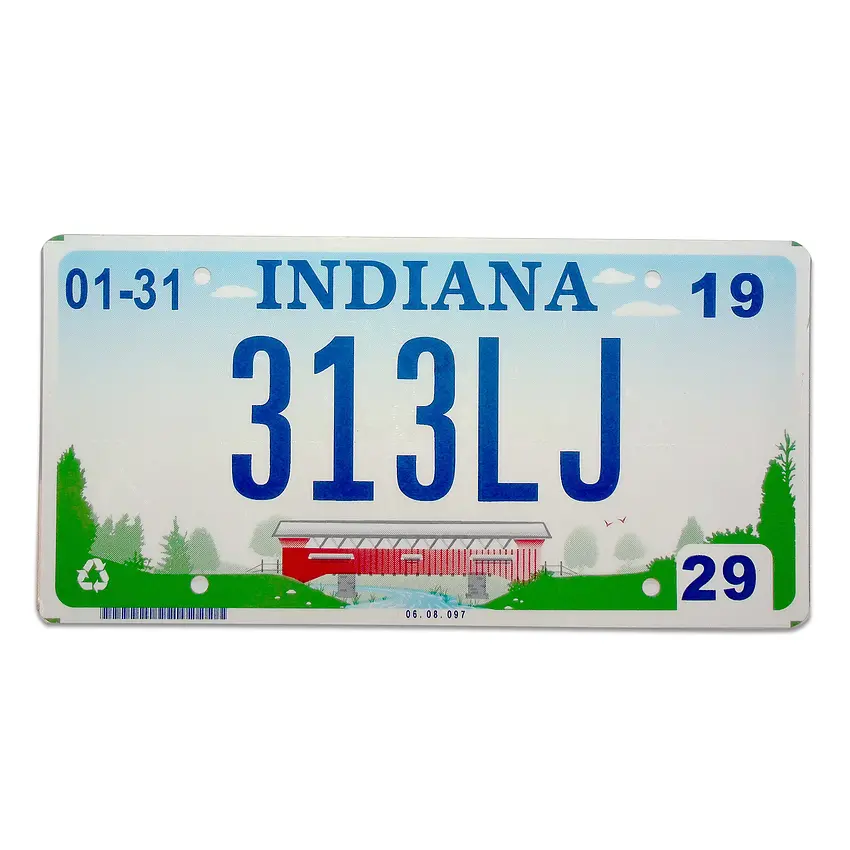 USA Nummernschild Indiana