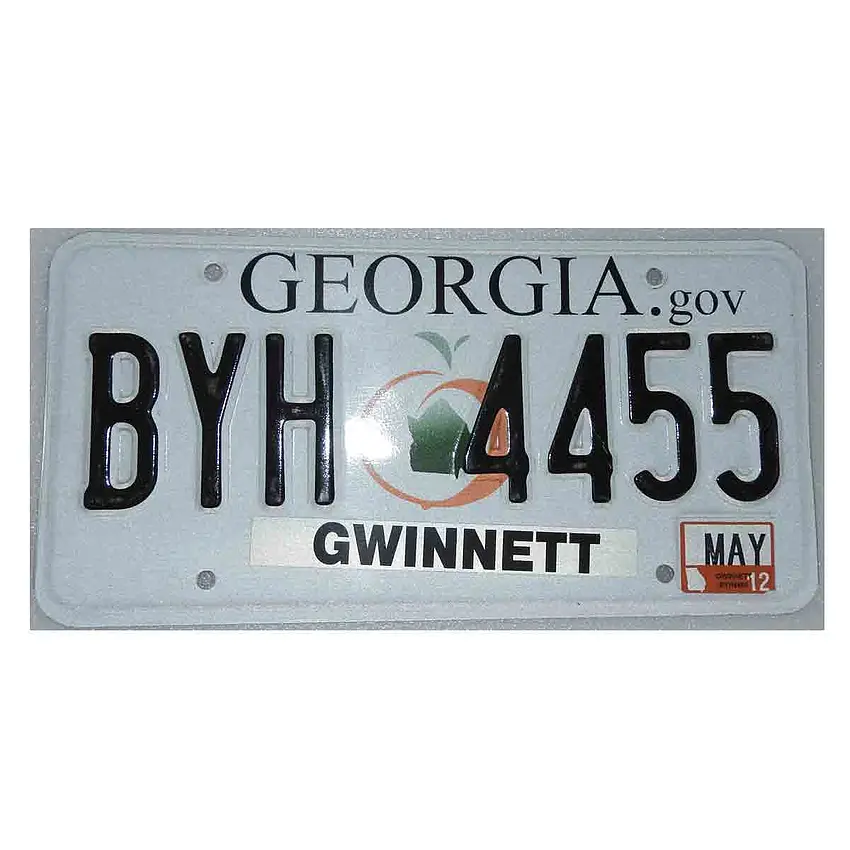 US-Nummernschild Georgia