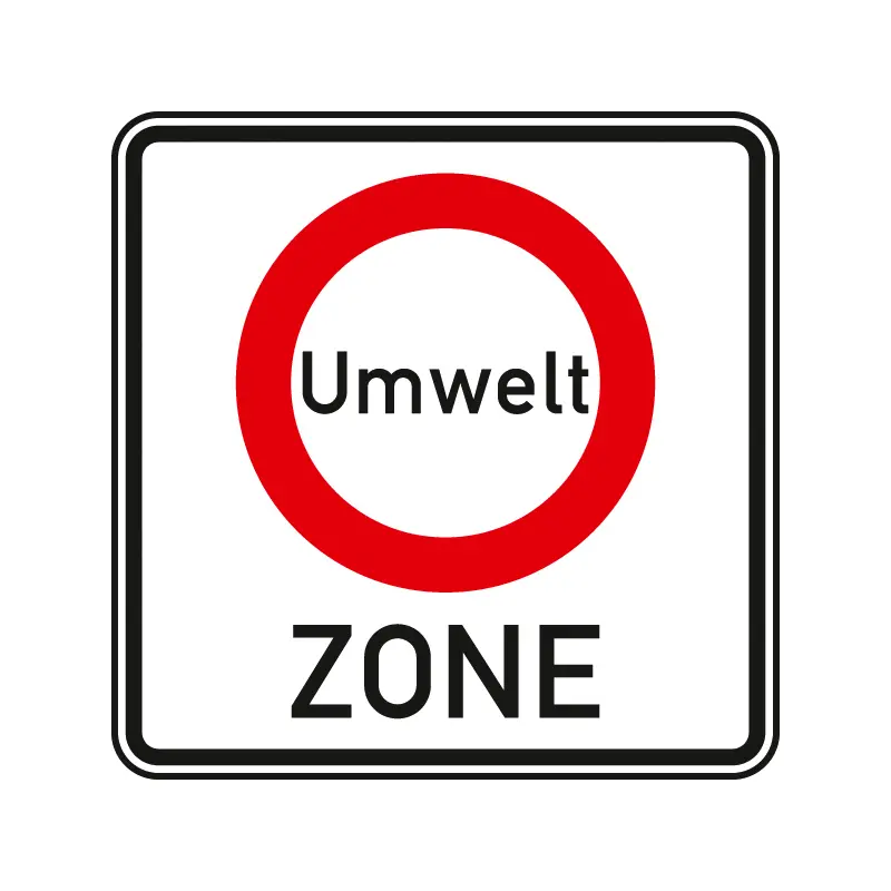 Verkehrsschild Umweltzone