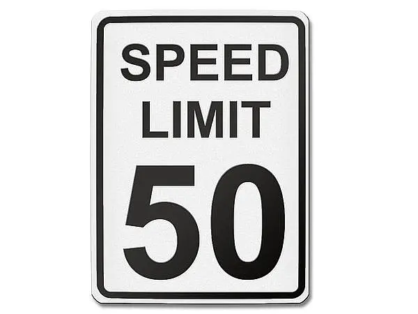 Speed limit 50