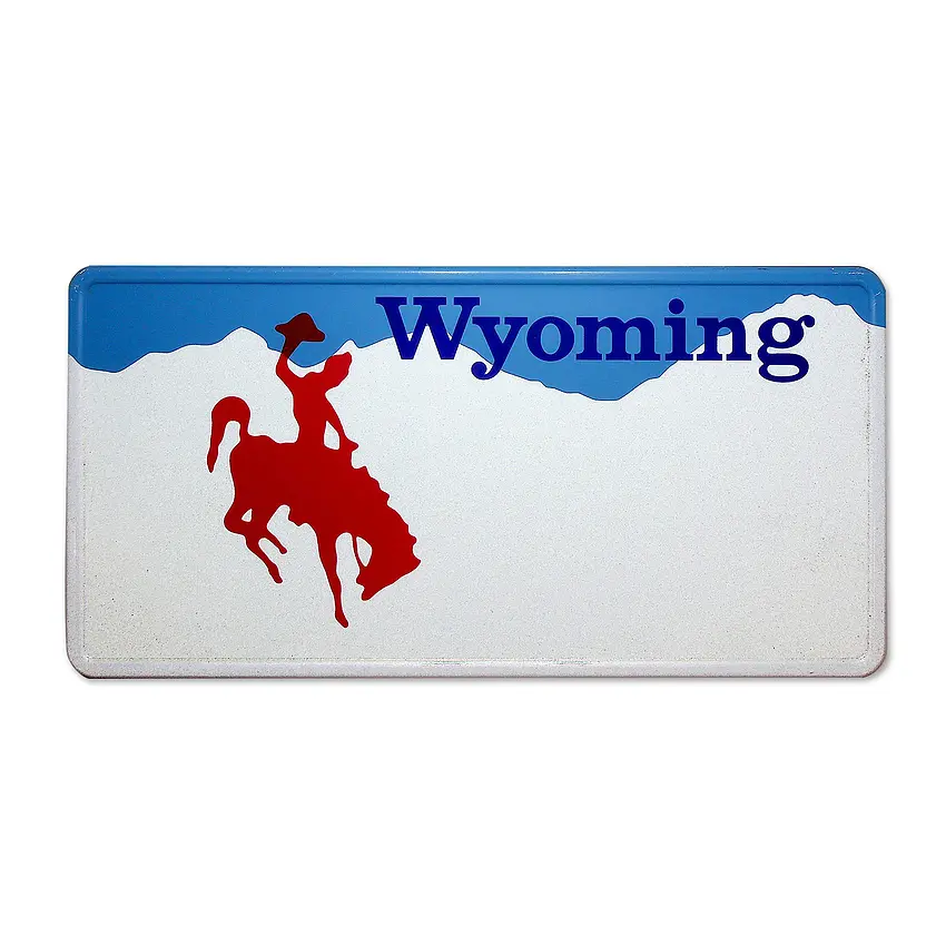 Dekoschild Wyoming - Größe: 30x15 cm