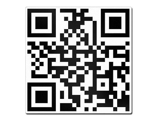 Quadratisches Aluminiumschild mit QRCode Hausnummern und Schilder online kaufen