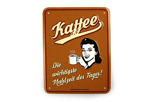 Schild für die Küche - Kaffee