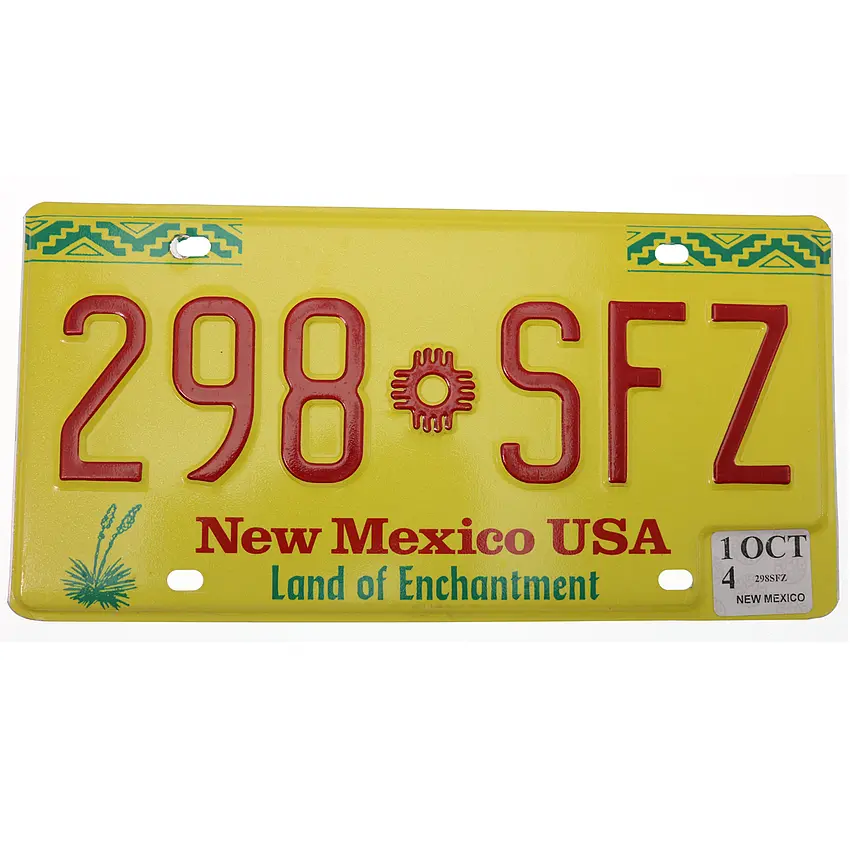 US Nummernschild New Mexico