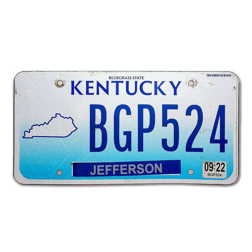 USA Nummernschild Kentucky