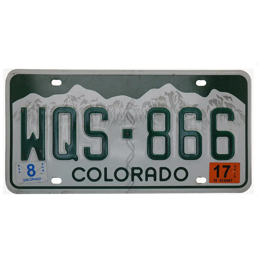 US-Nummernschild Colorado - original - Schilder online kaufen
