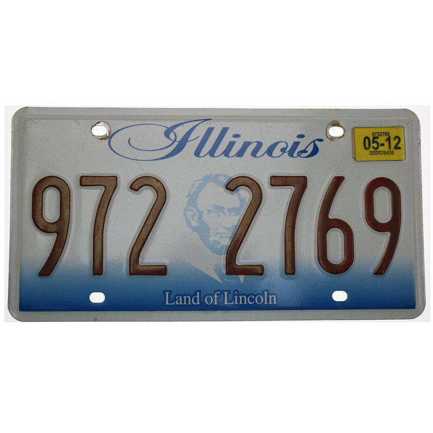US AUTO USA CAR ILLINOIS State Kennzeichen Schild Nummernschild DEIN WUNSCH TEXT 