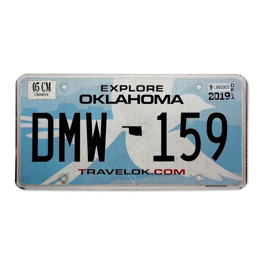 US-Kennzeichen Oklahoma