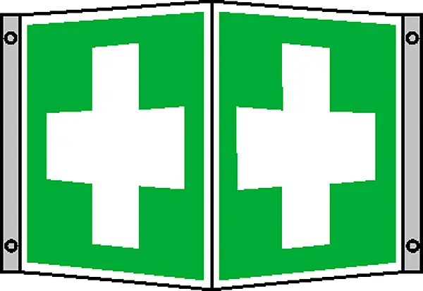 Erste-Hilfe-Schild - Winkel »Erste Hilfe«