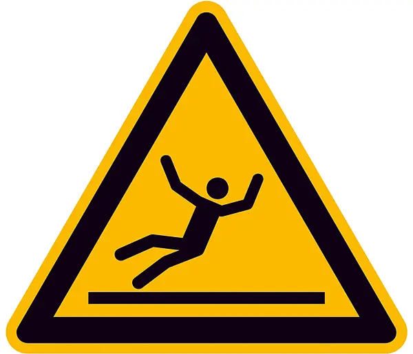 Warnschild »Warnung vor Rutschgefahr« 