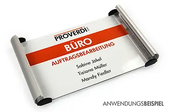 Türschild aus Aluminium