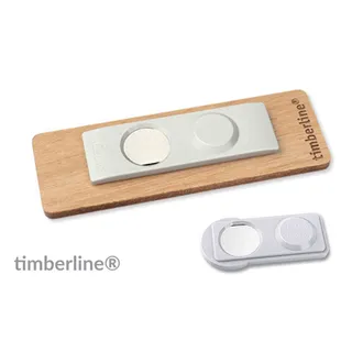 Rückseite Holzschild mit Magnet