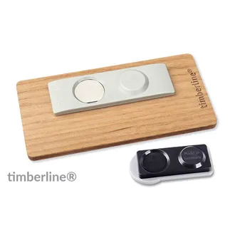 Rückseite Holzschild mit extrastarkem Magnet