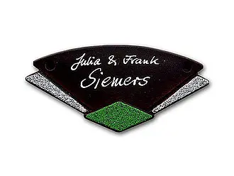Türschild  aus Keramik - Größe: 25 x 12 cm