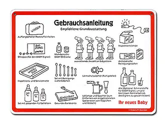 PVC-Schild mit lustigem Spruch - Größe: 21 x 15 cm