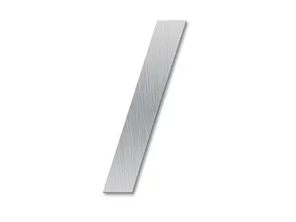 Schrägstrich aus Edelstahl