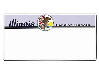 Illinois USA Deko Fahrzeug-Nummernschild