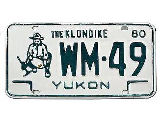 Nummernschild Yukon